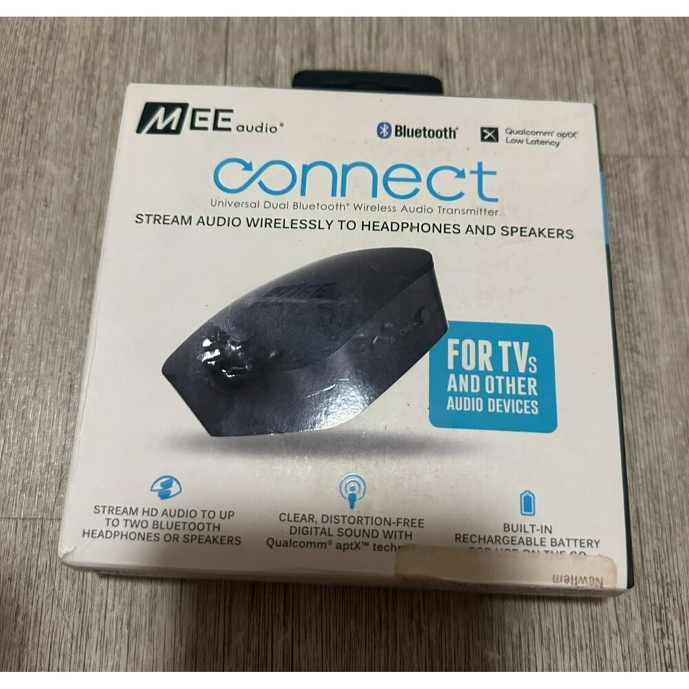 SEALED MEE Connect Universal Dual Bluetooth Audio Transmitter ~ Brand New. DK